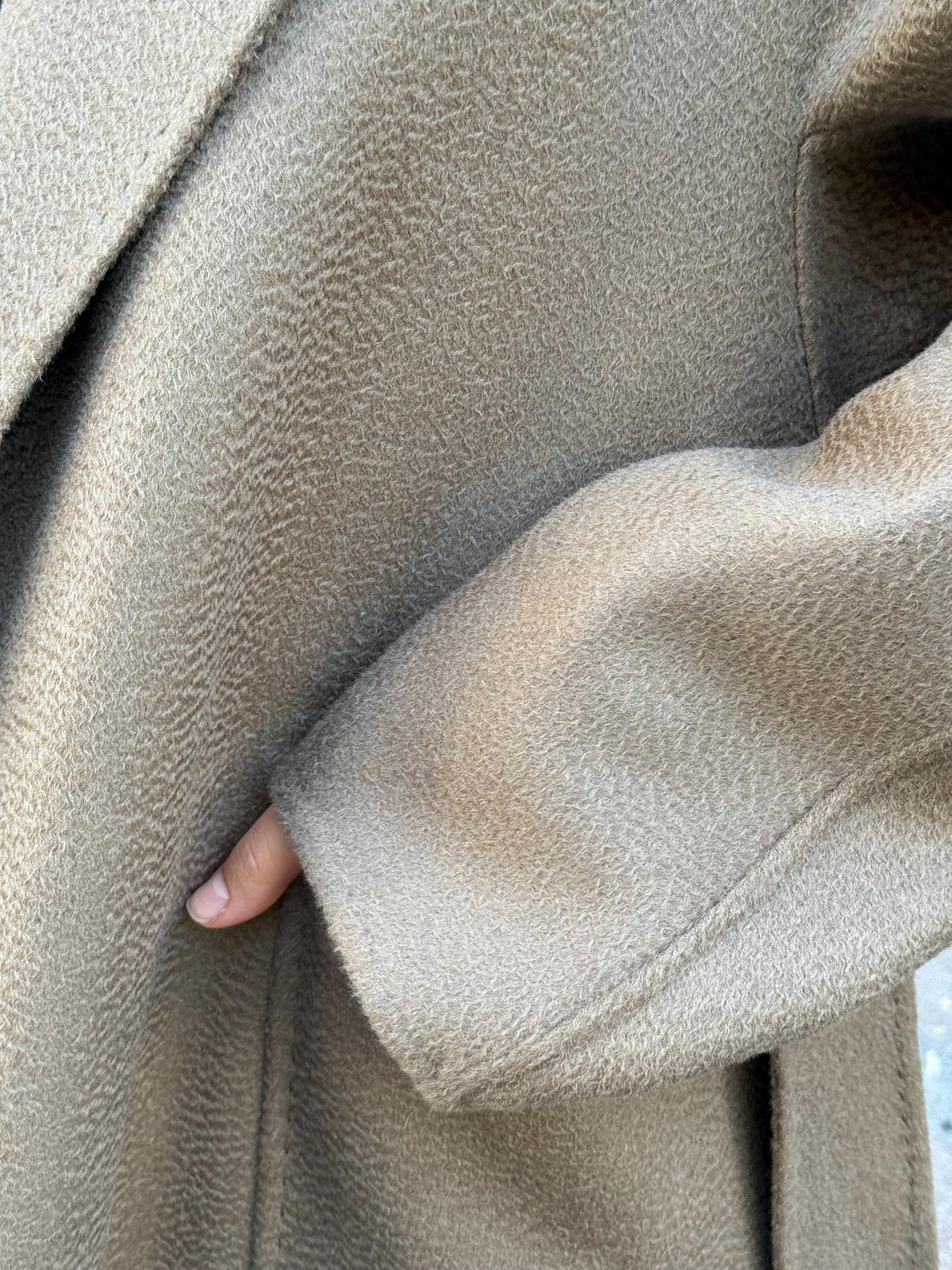 Women’s Mause Long Zibellino Alpaca Coat, Handmade Luxury Virgin Wool Jacket