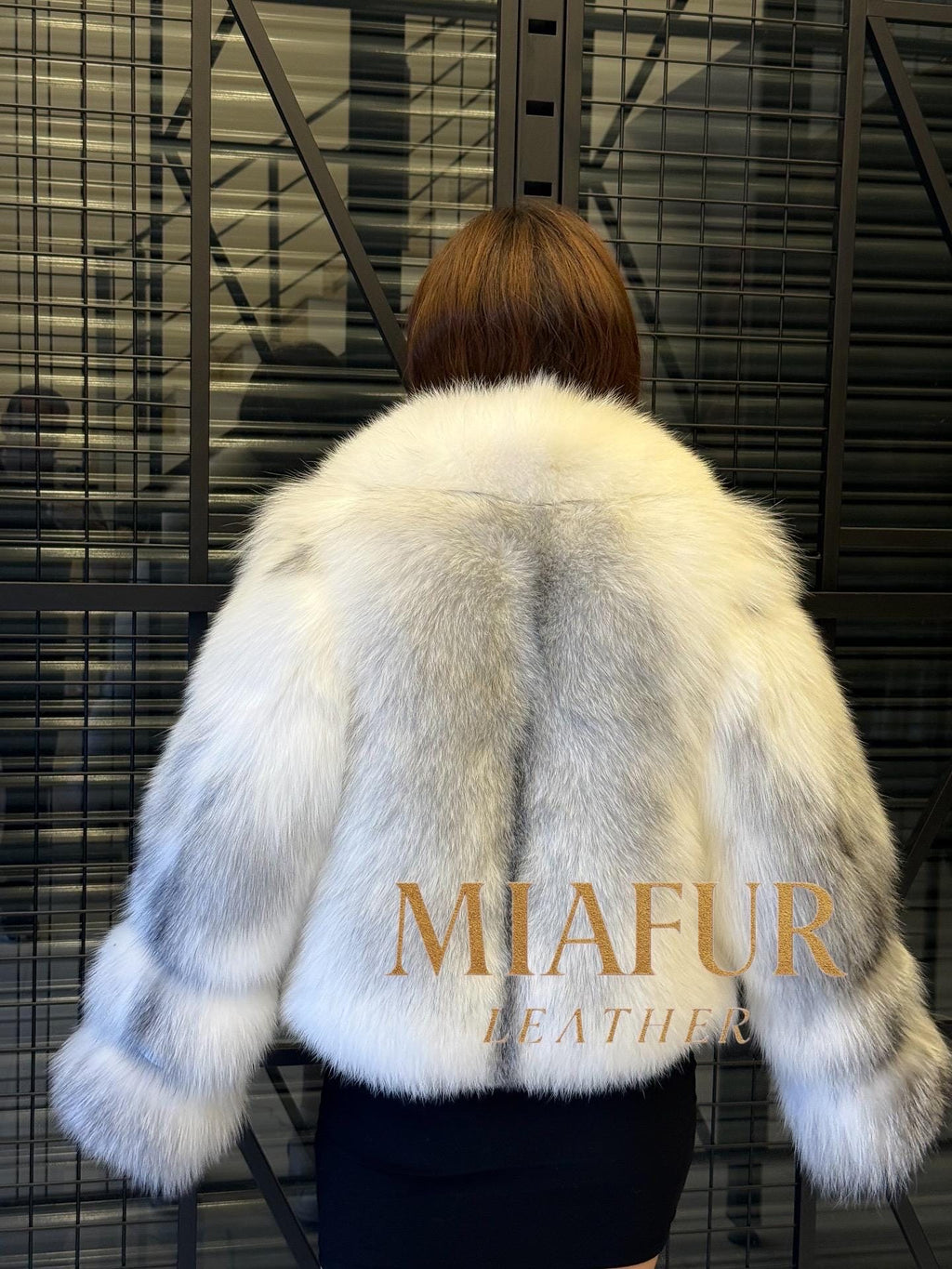 White Fox Fur Coat Women | Handmade Luxury Real Full Skin Fox Fur Jacket | Plus size Short Fluffy Winter Outerwear | Elegant Gift for Her